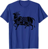 Identity Inventory Kamadhenu - Surabhi Gou Mata Hinduism Hindu India Indian Cow T-Shirt - Royal Blue