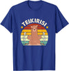 Teikirisi Take It Easy Funny Spanish Llama Latina Yoga T-Shirt - Royal Blue