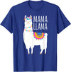 Mama Llama Lover Gifts by Memme Mama Llama Shirt for Women T-Shirt - Royal Blue