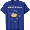 Anatomy of Bunny Rabbit T-Shirt in Royal Blue