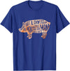 Zone - 365 Pig Pork Diagram Cuts Pig Cuts Butchers And Bacon Parts Pig Day Lovers T-Shirt - Royal Blue