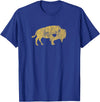 I Love Wild Buffaloes Gift Company I Love Buffaloes Golden Buffalo Bison Lover Gift Ideas T-Shirt - Royal Blue
