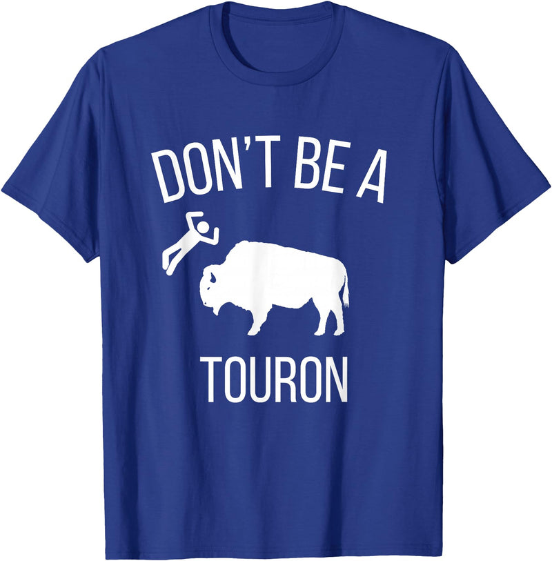 Funny Bison Boujee Cow Shirt - Funny Buffalo Shirt Sei kein Touron - Stroke den Bison nicht T-Shirt - Royal Blue