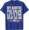 Aortic Valve Surgery Gifts & Tees Funny Aortic Pig Valve Surgery T-Shirt - Royal Blue