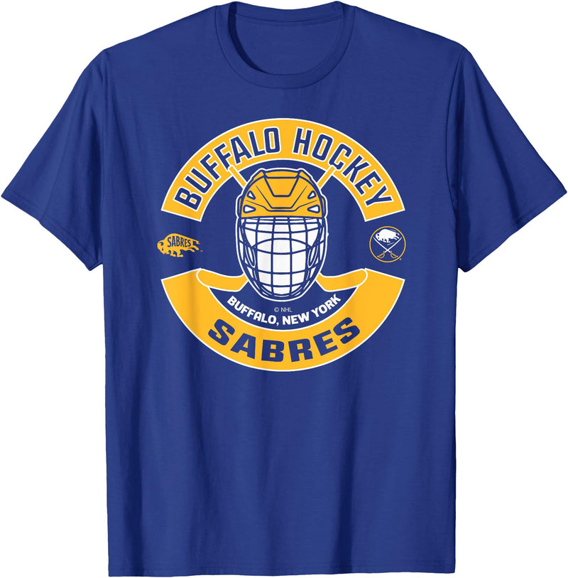 Buffalo Sabres Mask Blue Officially Licensed T-Shirt - As Pictured