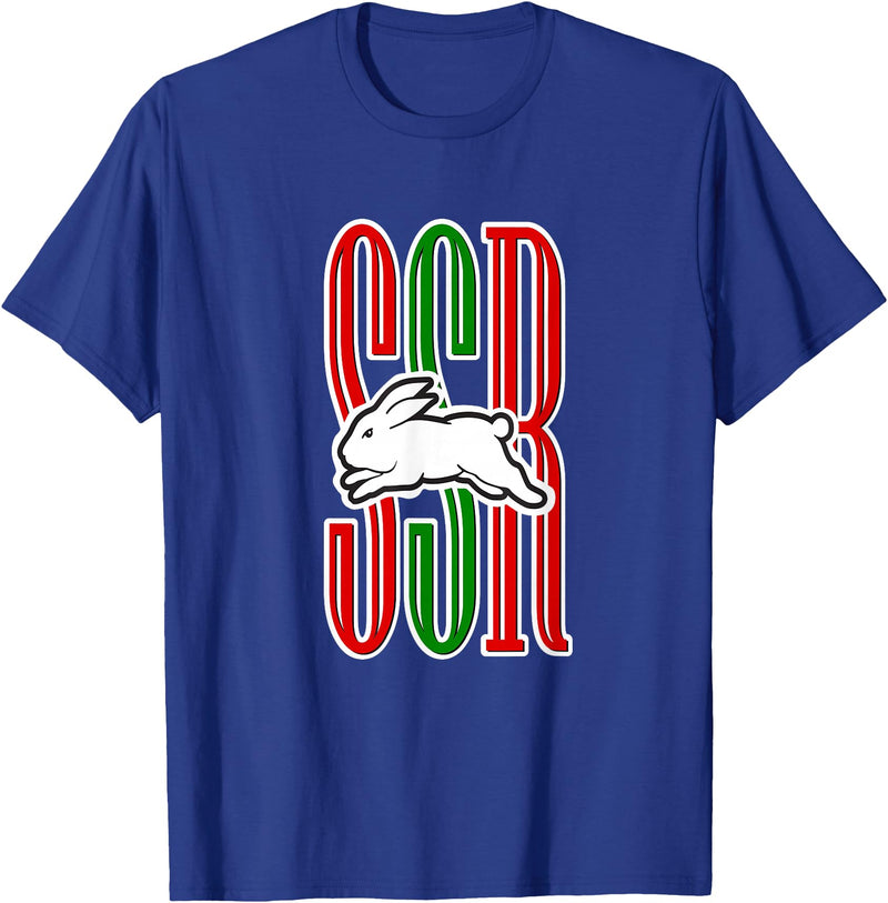 Cute Rabbits Lover Bunny Graphic T-Shirt in Royal Blue