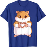 Hamster Lovers Girls Ladies T-Shirt - Royal Blue