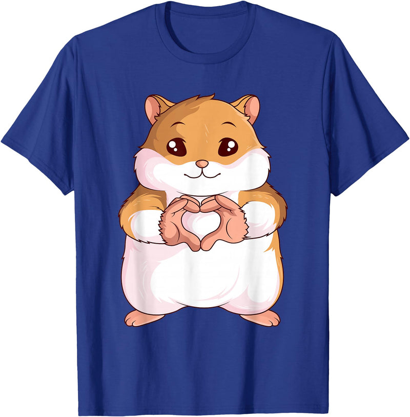 Hamster Lovers Girls Ladies T-Shirt - Royal Blue