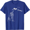 Halloween Boop Dog Skeleton Hand Dog Lover Spooky Season T-Shirt - Royal Blue