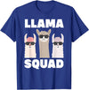 Funny Llama Gift Llama Lover Accessories & Stuff Funny Llama Design For Men Women Llama Alpaca Farm Animal T-Shirt - Royal Blue