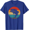 Fishing Accessories & Clothing Gifts Women Men Fish Retro Style Vintage T-Shirt - Royal Blue