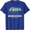 Vintage Mendocino California Souvenirs & Gifts Mendocino Vintage California Grizzly Bear Nature Souvenir T-Shirt - Royal Blue
