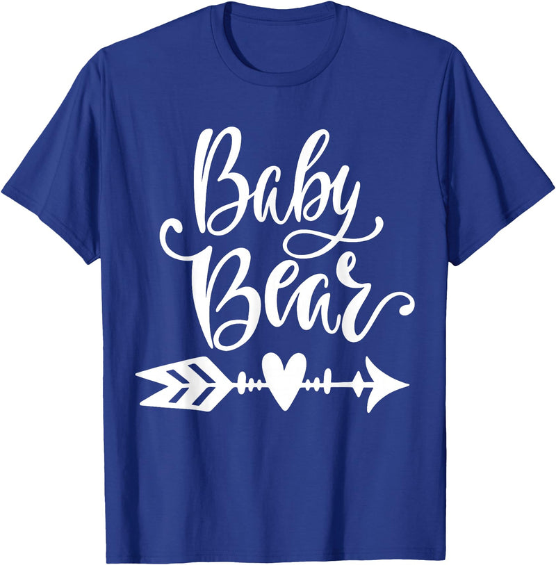 Funny Mama Bear Family Matching Gifts Clothing DJ Baby Bear T-Shirt - Royal Blue