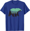 Grizzly Bear - Outdoor Apparel Bear Forest Nature Grizzly Hiking Outdoor Hunting Gift T-Shirt - Royal Blue
