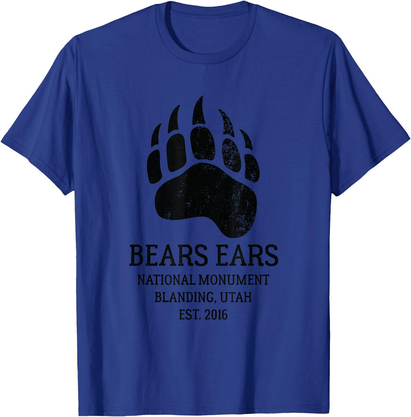 National Park Gifts Bears Ears National Monument Blanding Utah T-Shirt - Royal Blue