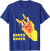 Cool Llama Humor Knock Knock Jokes Llama lovers Funny Llama Knock Knock Joke Llama With Sunglasses Alpaca T-Shirt - Royal Blue
