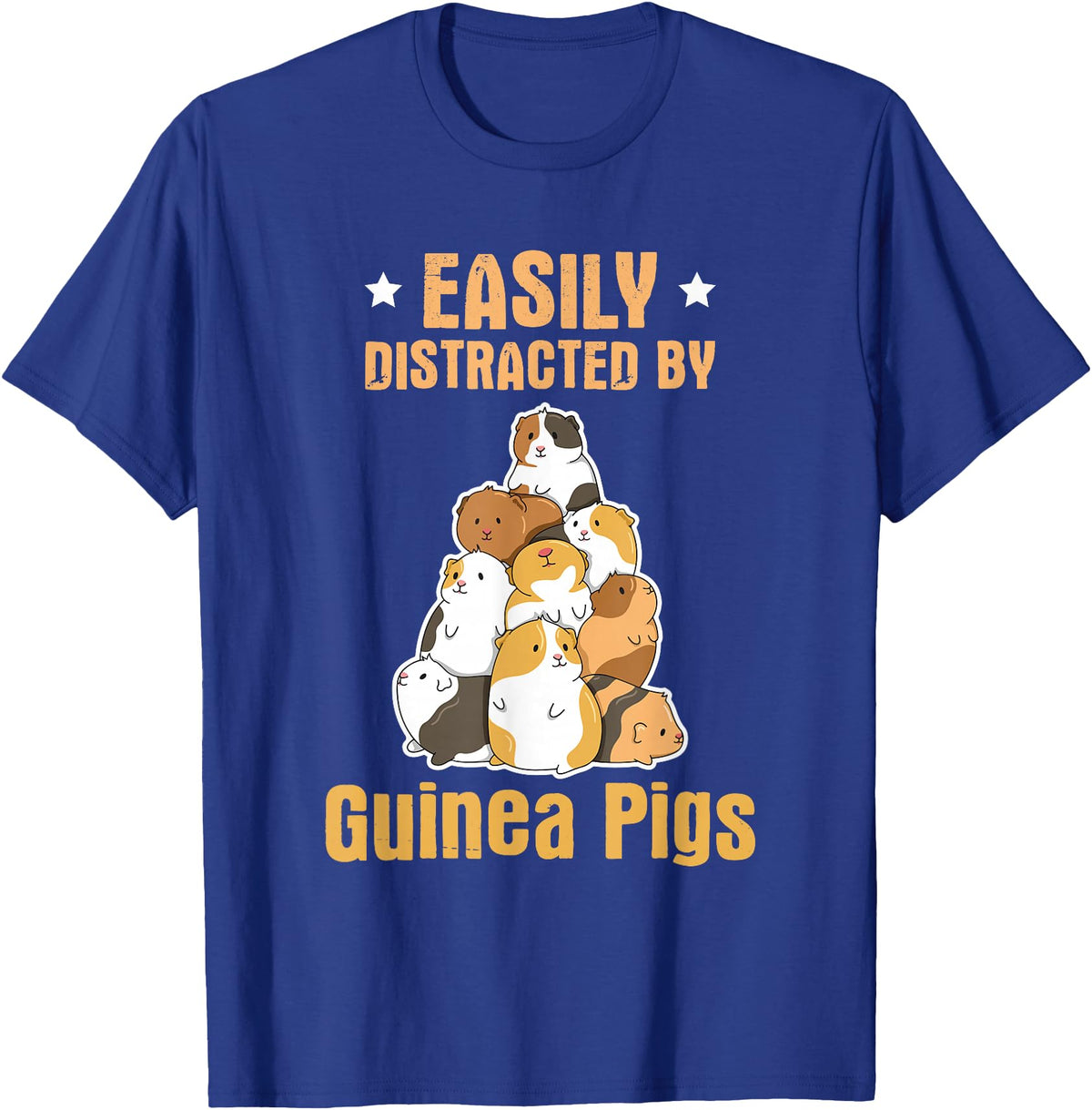 Fluff Lover Quote Guinea Pig Quote for a Guinea Lover T-Shirt - Royal Blue