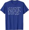 Constitutional Rights Gifts Second Amendment Right to Bear Arms Shall Not Be Infringed T-Shirt - Royal Blue