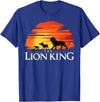 Disney Lion King Sunset T-Shirt - Royal Blue