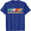 Highland Cow Scottish Vintage T-Shirt - Royal Blue