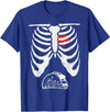 Funny Halloween Shirts Lazy Costume Party Skeleton Pregnancy Taco Halloween Mexican Baby Reveal Dad T-Shirt - Royal Blue