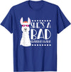 Llama - Alpaca Funny Designs Alpaca Fan Design Funny She's A Bad Grandma Llama For Women T-Shirt - Royal Blue