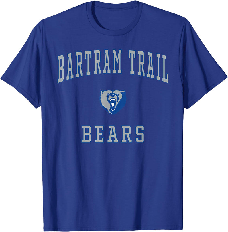 Official High School Fan Gear Bartram Trail High School Bears T-Shirt - Royal Blue