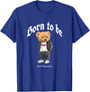 Bahaa's Tee Born To Be Different, Cool Teddy Bear Quotes Graphic Designs T-Shirt - Royal Blue