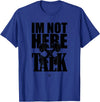 I'M NOT TO TALK Bodybuilding Rabbit Shirt in Royal Blue