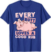 BCC BBQ Shirts & Barbecue Grill Master Gifts BBQ Pig Grill Shirt Chef Barbecue Pulled Pork Steak BBQ T-Shirt - Royal Blue