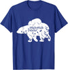 Funny Mama Bear Family Matching Gifts Clothing Mama Bear T-Shirt - Royal Blue