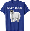 Polar Bear Gift Polar Bear Accessories & Stuff Cool Polar Bear Design for Men Women Kids Polar Bear Lover T-Shirt - Royal Blue