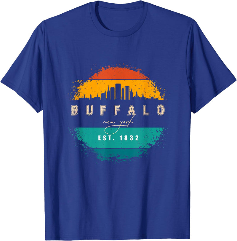 BASBO City of Buffalo New York T-Shirt - Royal Blue