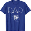 Fishing shirts for Men Women Kids Fishing Dad Rod Fisherman Fish Lover Daddy Father's Day Mens T-Shirt - Royal Blue