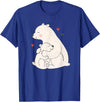 Sassy Southern Charm & Grace Cute & Unique Polar Bear Mama & Baby Cub Love T-Shirt & Gift T-Shirt - Royal Blue