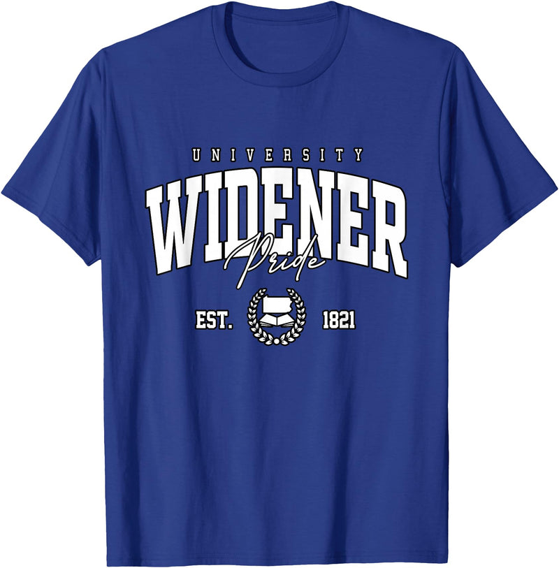 Widener Arch University College Athletics Retro Widener Collegiate of Technology Arch Vintage for Men Women T-Shirt - Royal