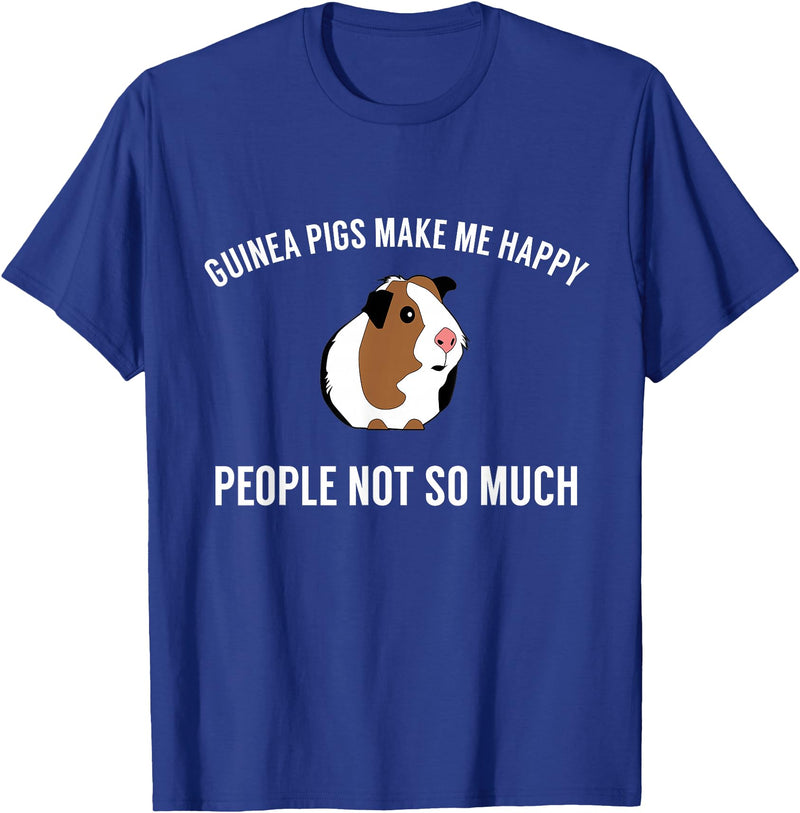 Guinea Pig Accessories & Gifts Funny Guinea Pig Tshirt Gift | Guinea Pig Tee T-Shirt - Royal Blue