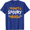 Spooky Halloween Matching Family Costumes 1 One Spooky Abuela Grandmother Matching Family Halloween T-Shirt - Royal Blue