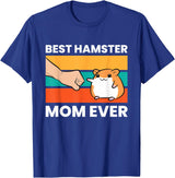 Hamster Owner Mama Best Hamster Dad Ever T-Shirt - Royal Blue