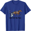The Harley Horse Harness Racing. Standardbred Horse. Sulky Horse. Apparel T-Shirt - Royal Blue