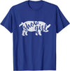 Pig Showing Gifts & Apparel Cute Show Pig Girl T-Shirt - Royal Blue