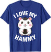 Cute Hamster Design for Men Women Kids Pet Hamster Lovers T-Shirt - Royal Blue