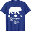Bear Matching Family Outfit Graphic Clothing Grandma Bear Shirt For Women | Graphic Mother Gifts Apparel - Royal Blue
