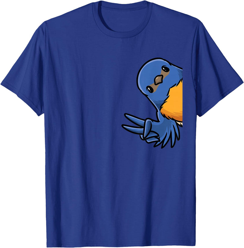 Thabluebirdluveve Bluebird Bird T-Shirt - Royal Blue
