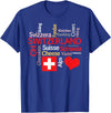 Simply Swiss Why I Love Switzerland T-Shirt - Royal Blue