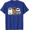 Global Warming Awareness Arctic Winter Ice Ice Bear With Sunglasses Polar Bear Plunge T-Shirt - Royal Blue