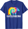 Gatlinburg Tennessee - Bear Tie Dye Gatlinburg Tennessee Bear Tie Dye Vintage Retro T-Shirt - Royal Blue