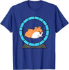 Hamster in a Hamster Wheel Pet Hamster T-Shirt - Royal Blue