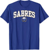 Buffalo Sabres Arch Over Royal NHL Officially Licensed T-Shirt - As Pictured