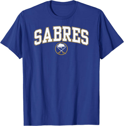 Cow Buffalo Sabres Arch Over Royal Nhl Officially T-Shirt